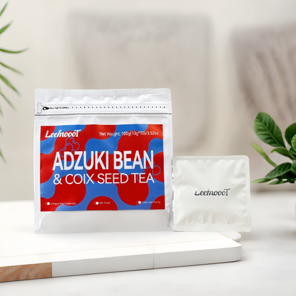 Red Bean Coix Seed Tea ADZUKI BEAN& COIX SEED TEA  Tea Bags, 10 Count 10g/bags