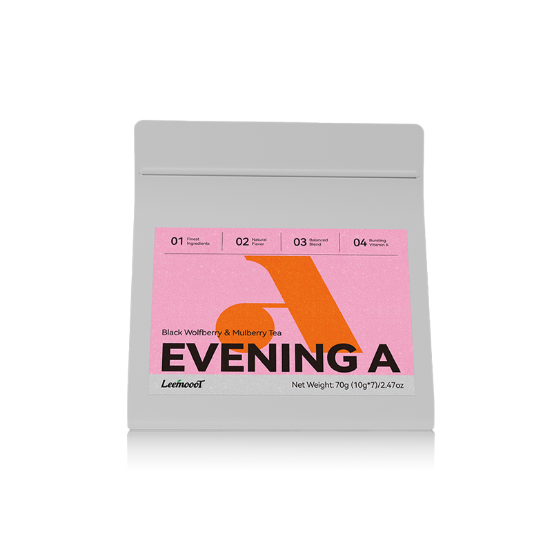 Evening A Tea - Caffeine-Free Herbal Tea for Relaxation and Health Benefits Tea Bags, 7 Count 10g/bag