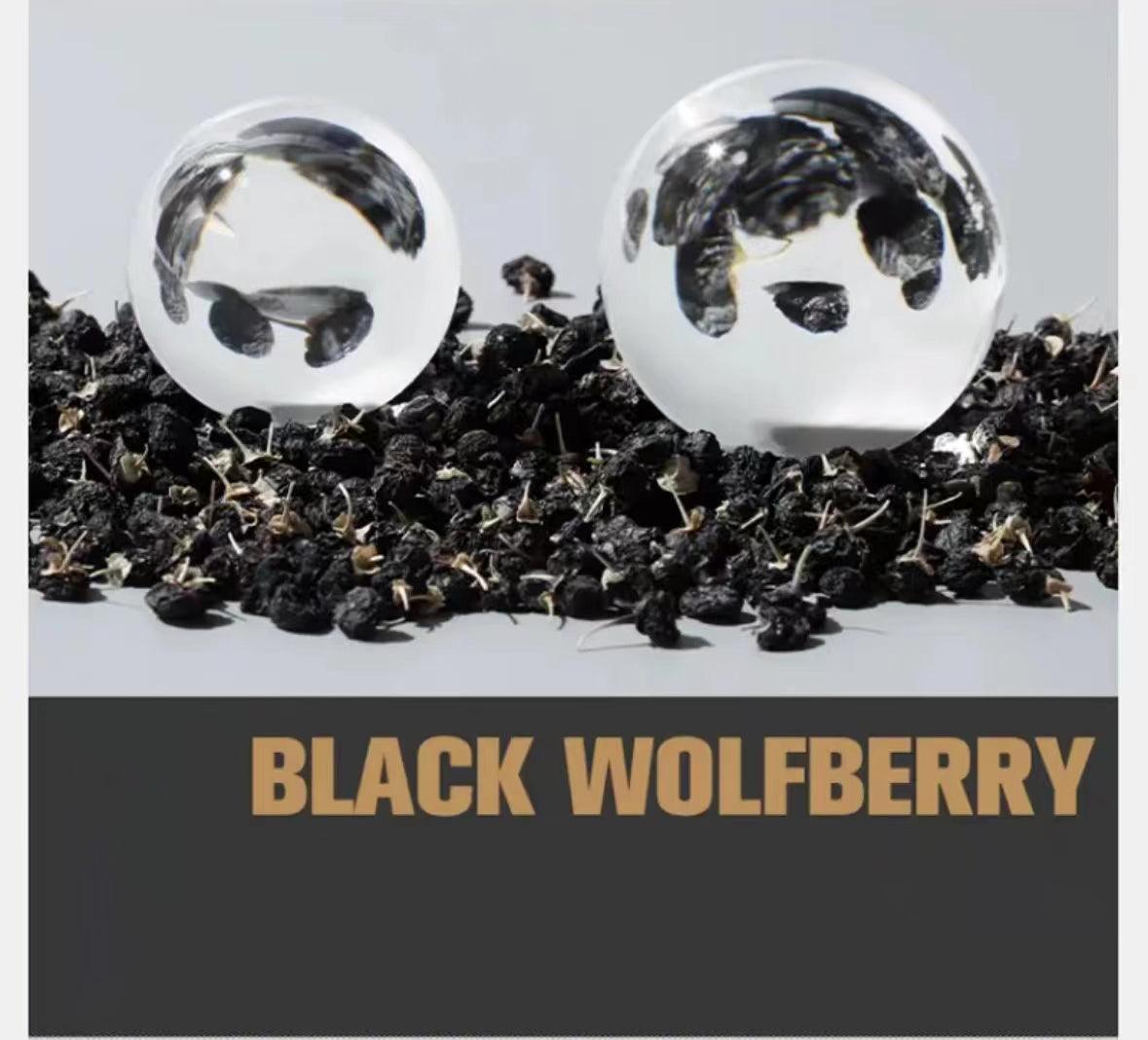 Nine Black Tea 100g(10pack*10g)With Mulberry ,Black Sesame ,Black Goji Berry Black Beans