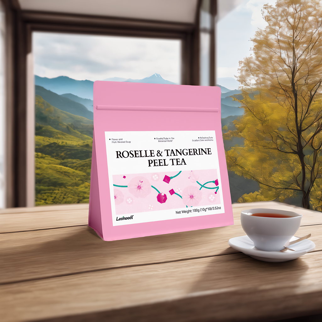 ROSELLE & TANGERINEPEEL TEA Tea Bags, 10 Count 10g/bags